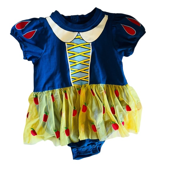 Disney Other - Disney Princess Snow White Tutu Baby Costume Bodysuit